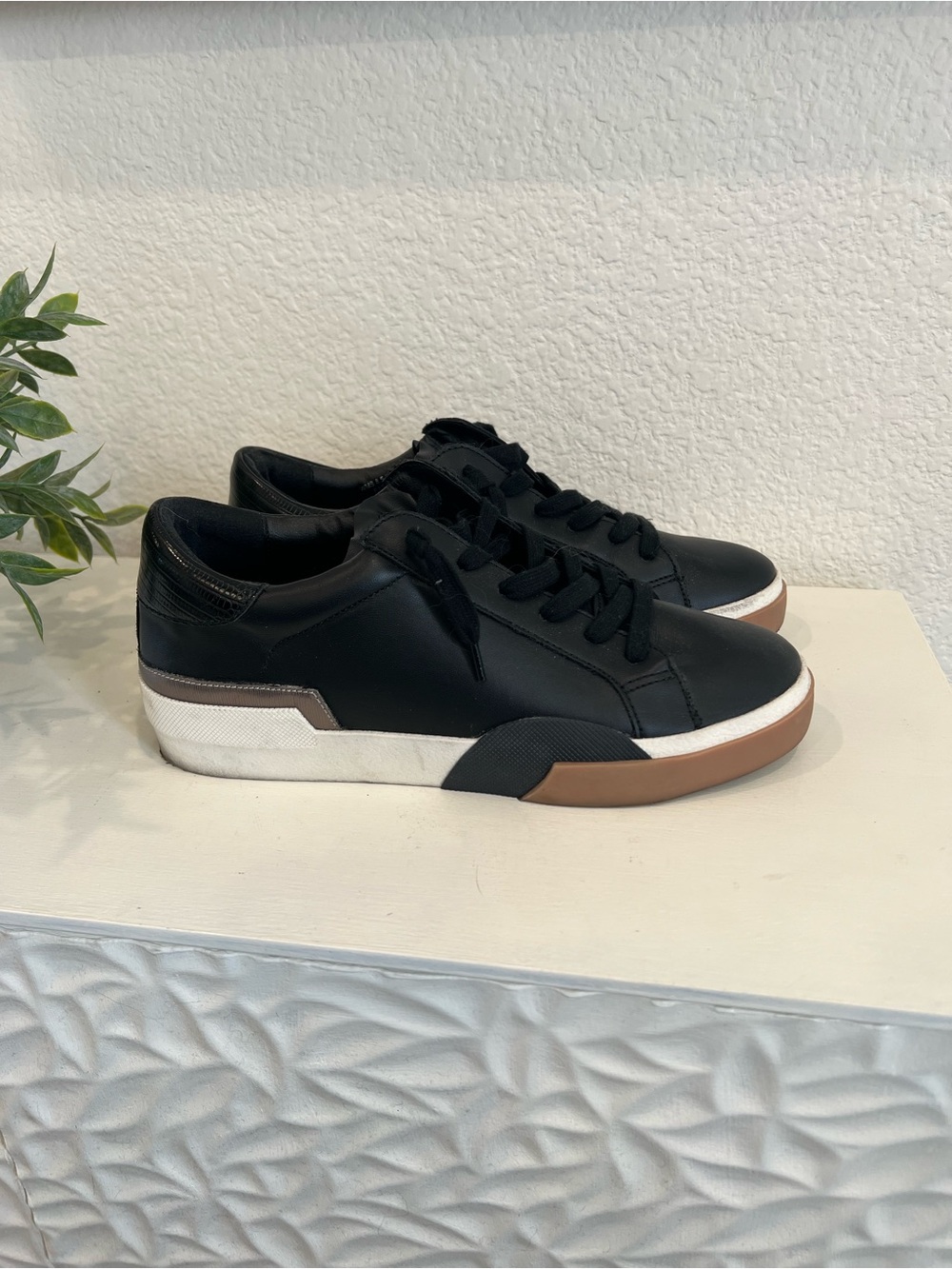 Dolce Vida Casual Black Low-Top Sneakers